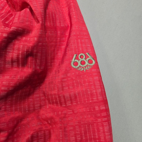686 Reserved Luster Ski Snowboard Jacket Womens XS Pink Insulated Waterproof - Picture 5 of 16